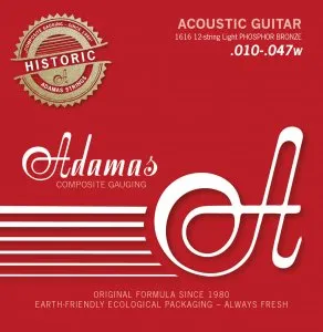Струны для акустической гитары Adamas Historic Reissue Phosphor Bronze 1717, 10-47w